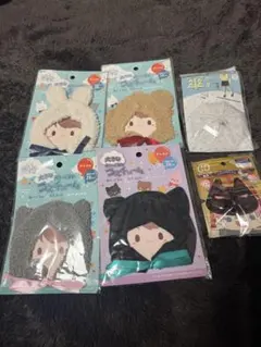 セリア ぬいぐるみ用大きなふわふわコスチューム ウサギ 猫 クマ