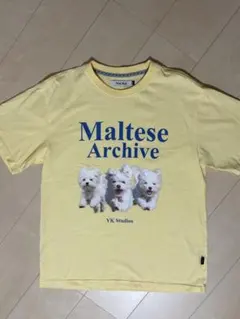 Wai Kei Maltese Archive Tシャツ イエローのサムネイル