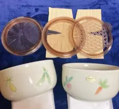 蓋付き　保存容器　有田焼　おろし器付きのサムネイル