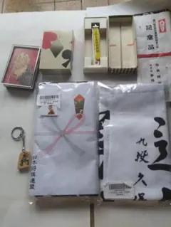 久保九段タオル菅井八段タオル将棋連盟トランプ 爪切りキーホルダー記念品