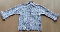 レース編み ニットセーター