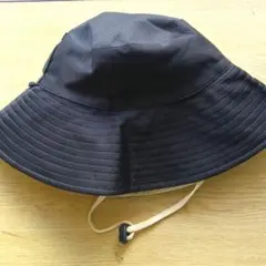 ブラック アウトドアハット 調整可能