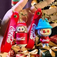 可愛い ラブブキーホルダー コカ・コーラ☆レア商品 2点セット