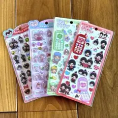 【正規品】うるちゅるポップシール　モンチッチ　平成はっぴーフォン