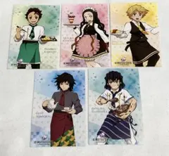 鬼滅の刃　スイーツパラダイス　非売品　特典　カード　ポストカード　義勇　善逸