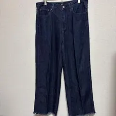 ユニクロC ワイドストレートジーンズ