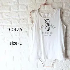 300円〜【COLZA】レディーストップス メガネ タンクトップ L 綿100%のサムネイル