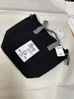 新品✨スヌーピー 保冷保温ランチバッグ黒色
