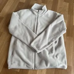 UNIQLO フリース　フリースフルジップジャケットベージュ　Ｌ
