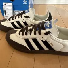 adidas Samba OG BY ホワイト/ブラウン
