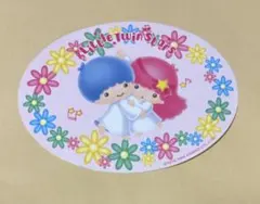 リトルツインスターズ　キキララ　シール大　レア　希少品　サンリオ　1998年製