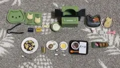 ミニチュア　食べ物　猫のパン屋さん、焼きおにぎり、デニーズ、アイス