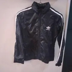 adidas 花柄ジャケット ブラック