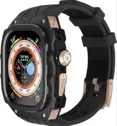 高級メタルケース Apple Watch Ultra 49mmバンド