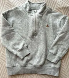 baby GAP グレー ジップアップパーカー 4歳/105cm/裏起毛