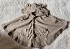 ジェラピケ フード付きベビーポンチョ