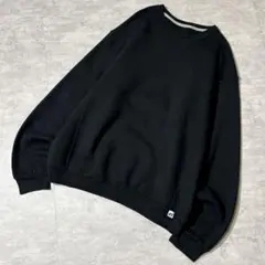 s*7様 00s RUSSELL ATHLETIC 前V スウェット ブラック
