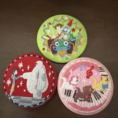 ディズニー刺繍パッチ3点セット