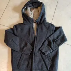 UNIQLO キッズ パーカー 120cm ボア裏地