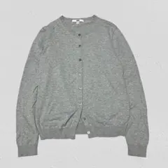 UNIQLO ユニクロ♡UVカットクルーネックカーディガン　グレー　M