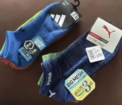 【新品】アディダス・プーマ　ソックス　6足　キッズ