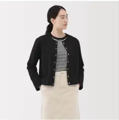 無印良品　婦人　裏毛スウェットカーディガン