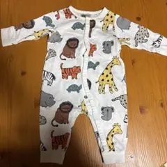 H&M 動物柄ロンパース 50～60cm