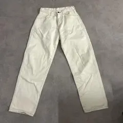 Wrangler ホワイト ストレートジーンズ