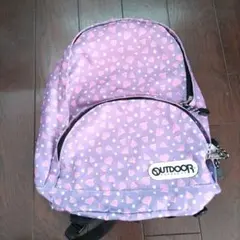 OUTDOOR ハート柄リュック