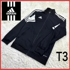 送料無料！ アディダス モノトーン ゆるめ ジャージ トラジャケ 刺繍ロゴ 人気