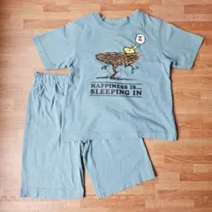 GUパジャマ　半袖　130　スヌーピー　ウッドストック