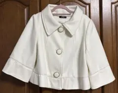 ショートコート ジャケット　オフホワイト