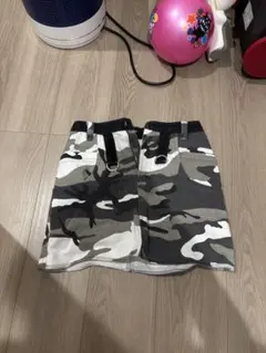 迷彩柄ミニスカート