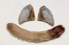 ラギー・ブッチ 耳 尻尾 獣耳 コスプレ ツイステ ケモ耳 即納品 ㉑