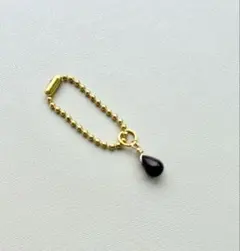 ☆オビツ11 ねんどろいどどーる　濃いパープルドロップチャームのネックレス☆