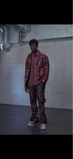 MLVINCE HUNTING CHECK JACKET Lサイズ