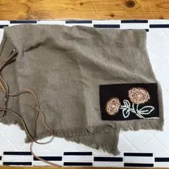 エバゴス バッグ　カバー　リネン バスケットカバー　ミナペルホネン ハギレ使用