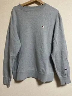 Champion グレー クルーネック トレーナー