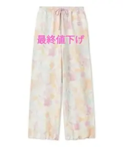 ジェラートピケ。Kansai Yamamoto タイダイ柄ルームウェアパンツ