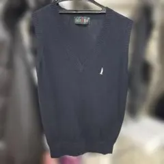 EAST BOY ネイビー Vネック セーター サイズ9 ベスト