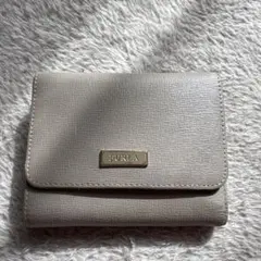 FURLA グレー 三つ折り財布