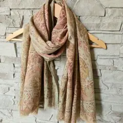 ETRO エトロ ストール ピンク×グリーン 大判