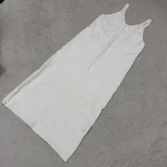 ジーユー シンプル きれいめ ナチュラル キャミ ワンピース 重ね着 定番