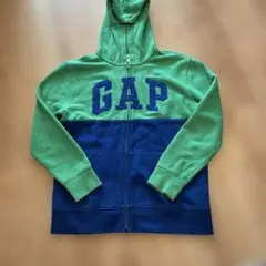 GAP 緑と青のフード付きパーカー