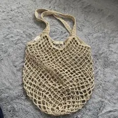 H&M ネット編みトートバッグ 約40cm x 30cmのサムネイル