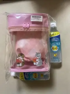 モフサンド☆mofusand☆巾着付きショルダーバッグ☆新品未使用　ピンク