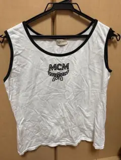 MCM Legere ノースリーブ Tシャツ ホワイト ブラックのサムネイル