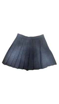 ZARA プリーツスカート　ミニスカート　グレー