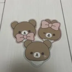 ネオ・リラッくじ part11 G賞アクリルバッジ チャイロイコグマ リラックマ