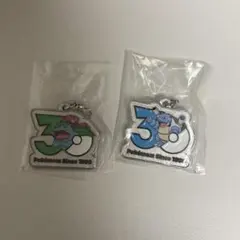 ポケモン 30周年 メタルチャームマスコット 2種セット